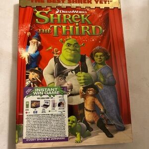Dreamworks Shrek the Third Red and Green Cover